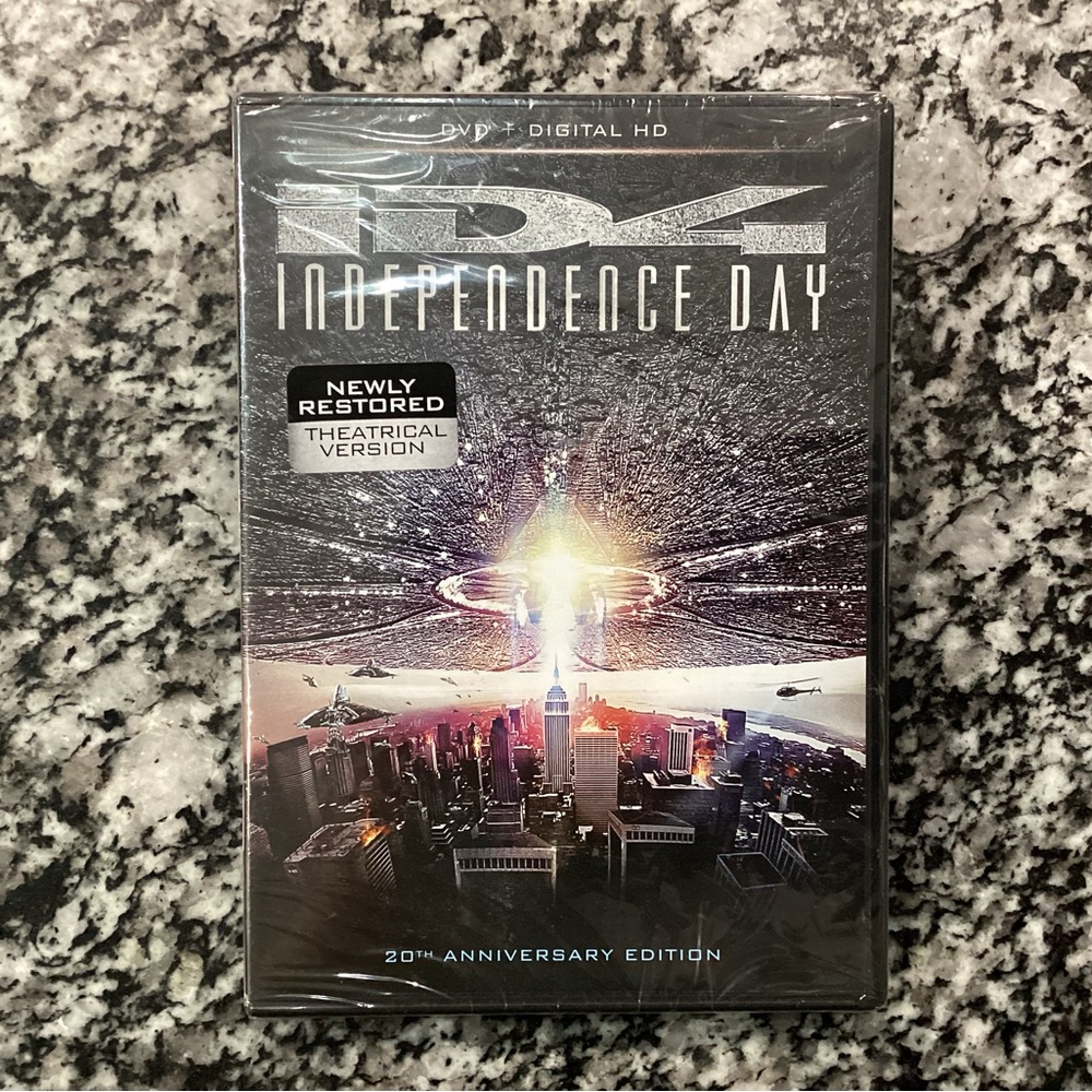 🔴 New - ID4 - Independence Day on DVD - Sealed - PG13 - 20th Anniversary